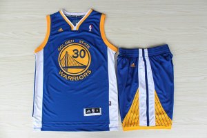 Maillot De Basket Golden State Warriors Tissus Sportif Fans Edition Bleu Short et Survetement